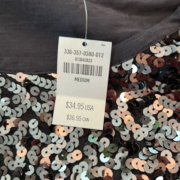 Hollister crop top shimmery blouse, size medium brand new🇺🇸 - Picture 5 of 6